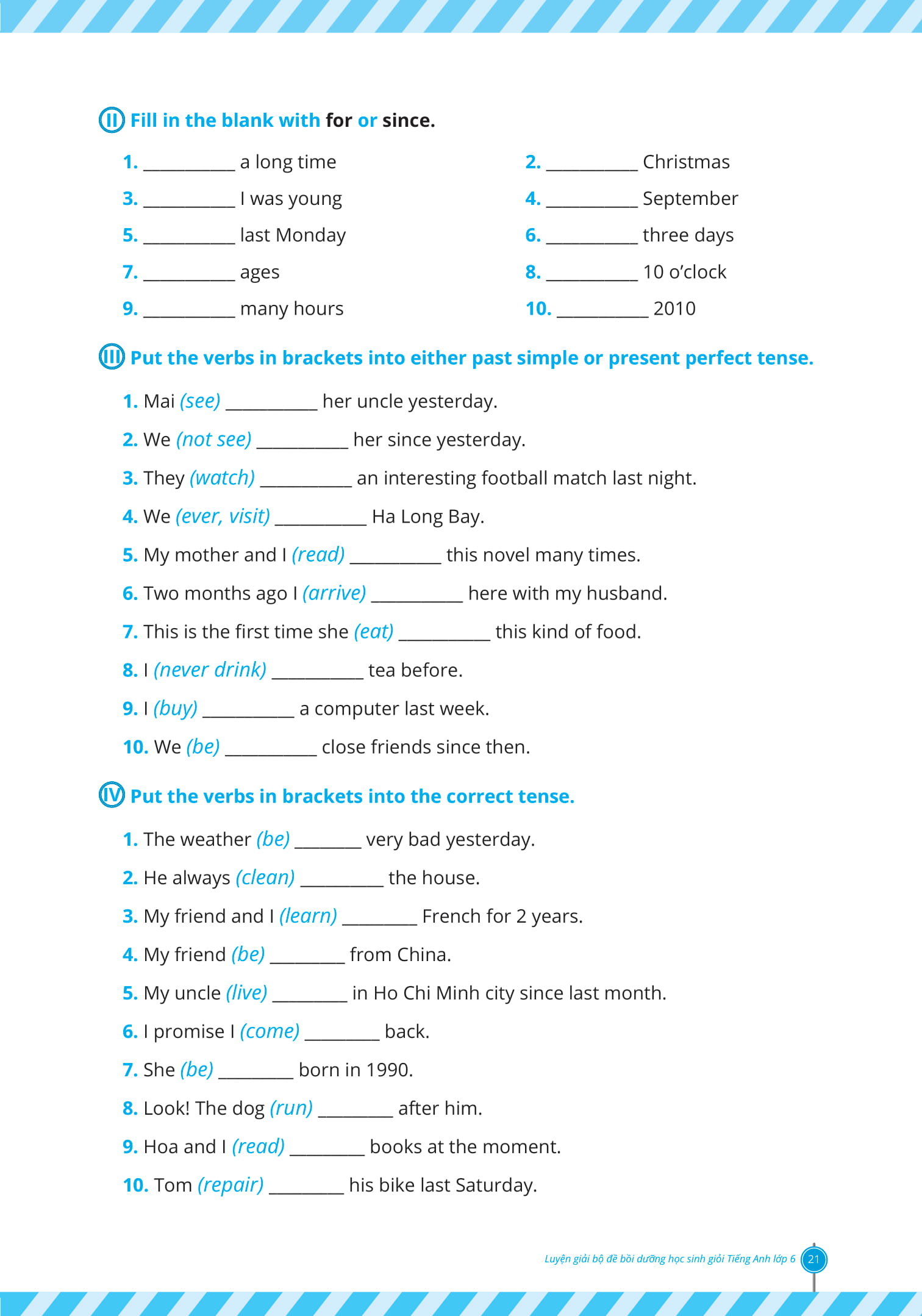 luyện giải bộ đề bồi dưỡng học sinh giỏi tiếng anh lớp 6 - Ảnh 11