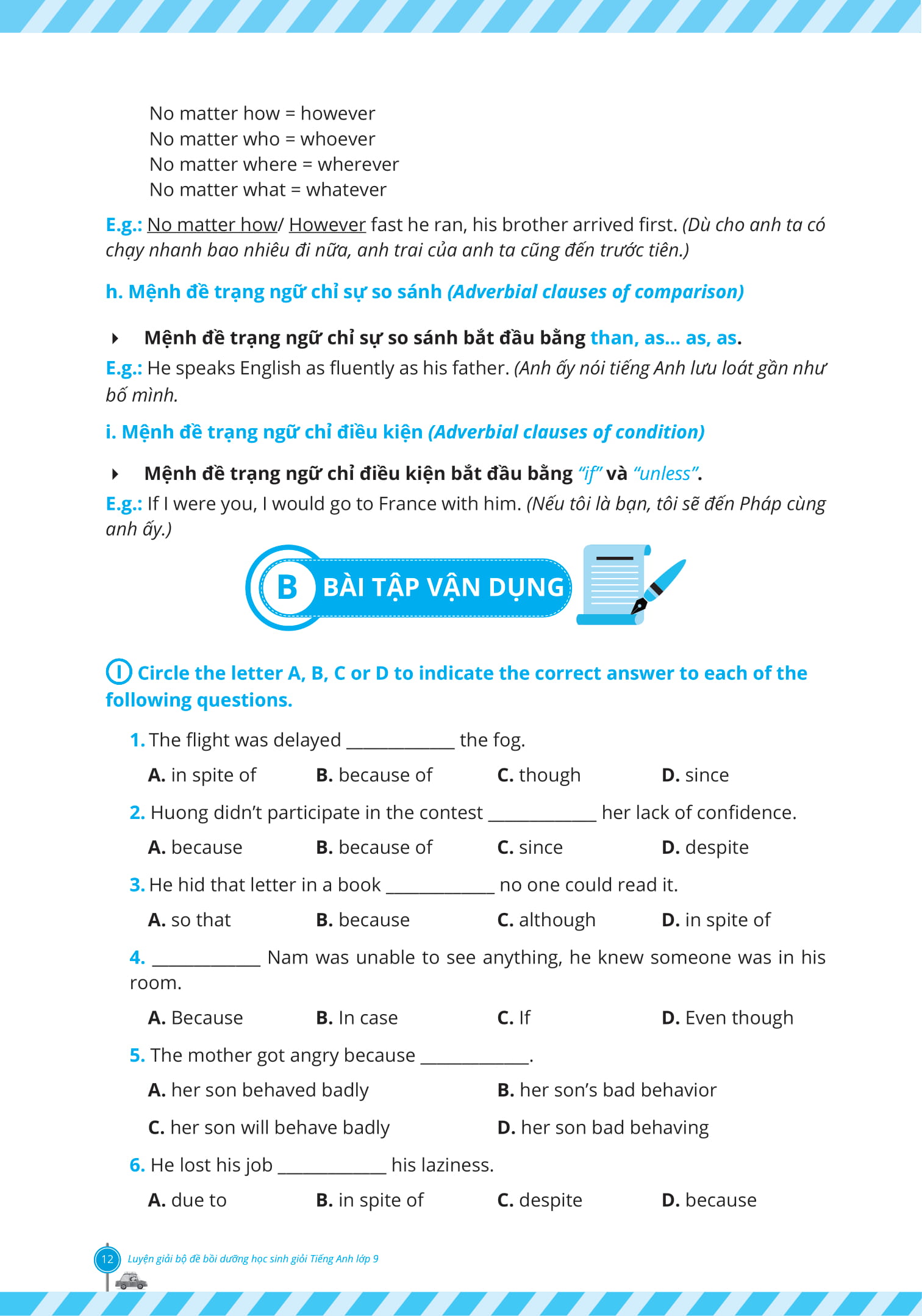 luyện giải bộ đề bồi dưỡng học sinh giỏi tiếng anh lớp 9 - Ảnh 12