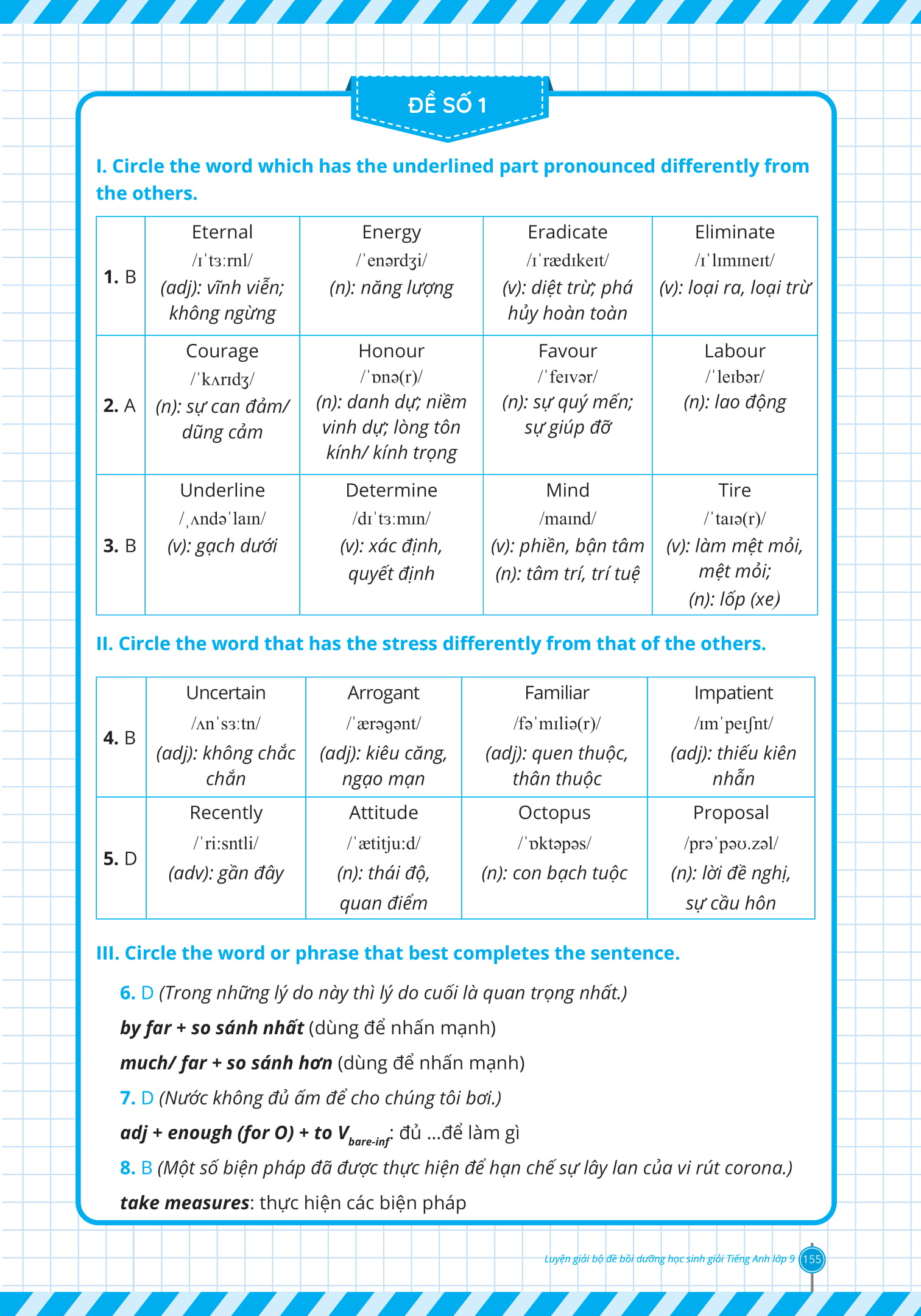 luyện giải bộ đề bồi dưỡng học sinh giỏi tiếng anh lớp 9 - Ảnh 17