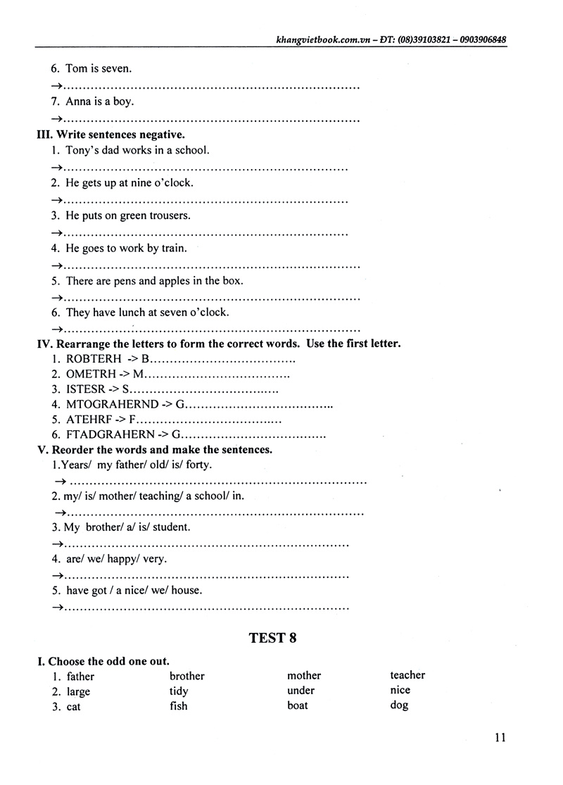 luyện giải bộ đề kiểm tra định kì tiếng anh 4 - Ảnh 13