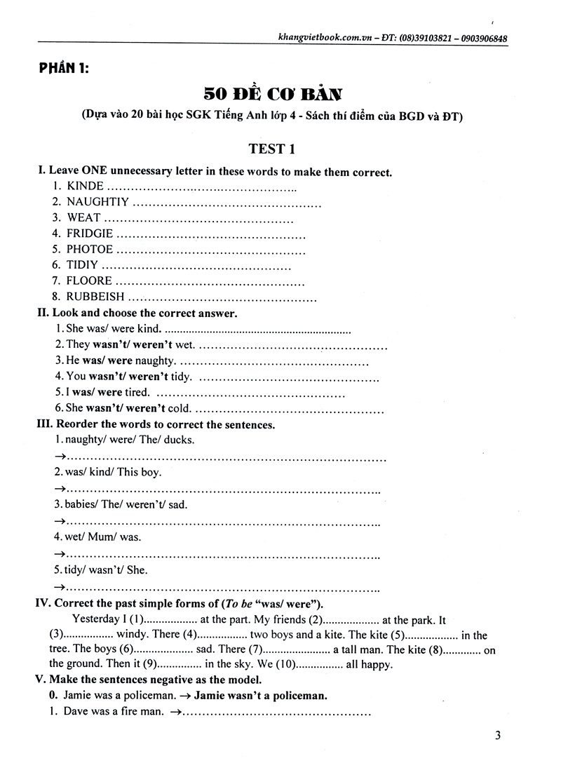 luyện giải bộ đề kiểm tra định kì tiếng anh 4 - Ảnh 5