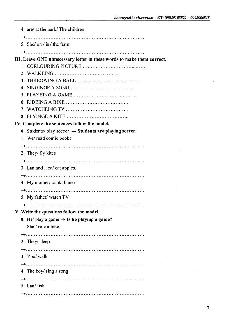 luyện giải bộ đề kiểm tra định kì tiếng anh 4 - Ảnh 9