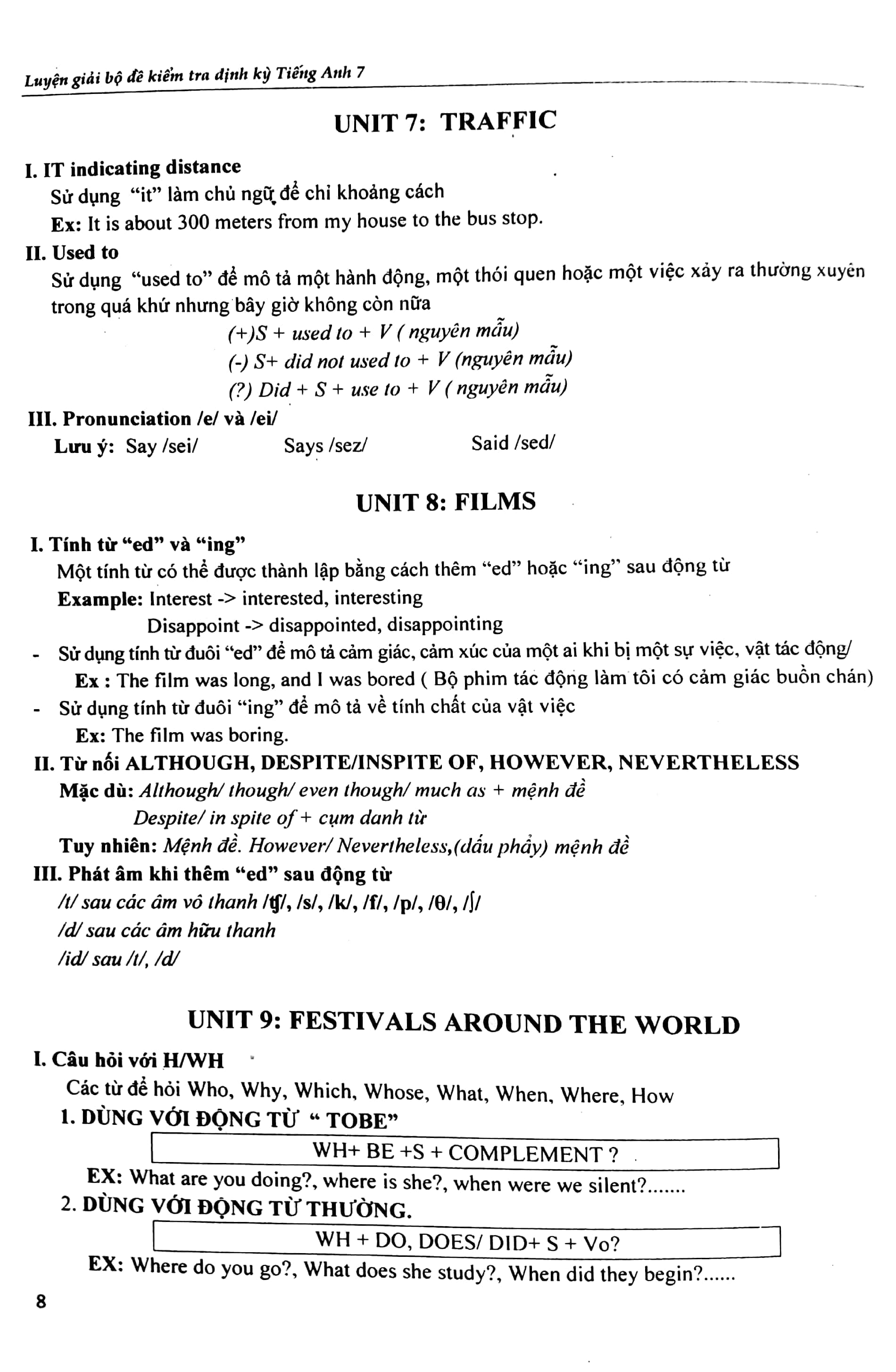 luyện giải bộ đề kiểm tra định kì tiếng anh lớp 7 - Ảnh 9