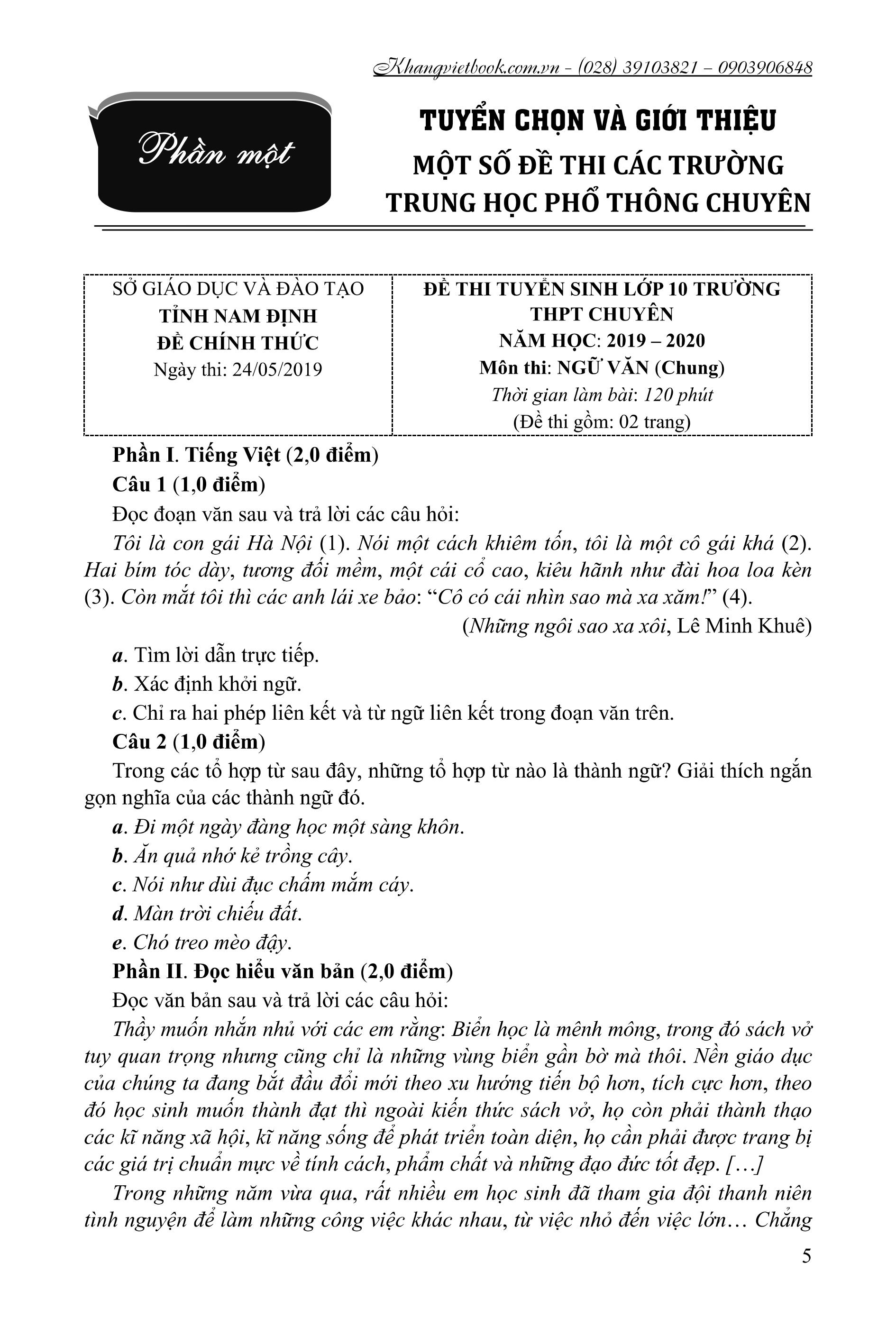luyện kĩ năng giải đề học sinh giỏi lớp 9 và ôn thi vào lớp 10 chuyên - môn ngữ văn - Ảnh 8