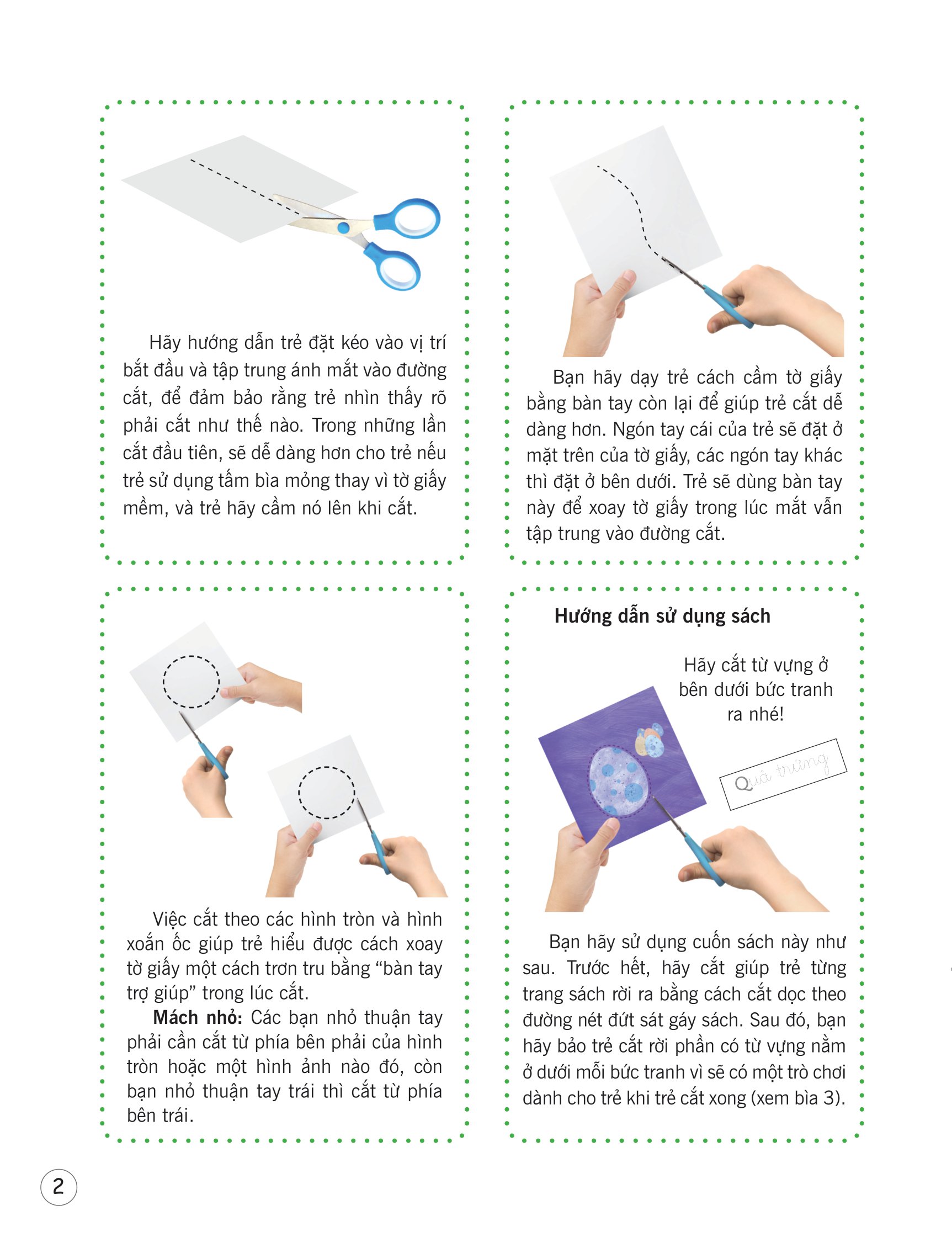 luyện kỹ năng dùng kéo thuần thục và an toàn - khủng long - Ảnh 3