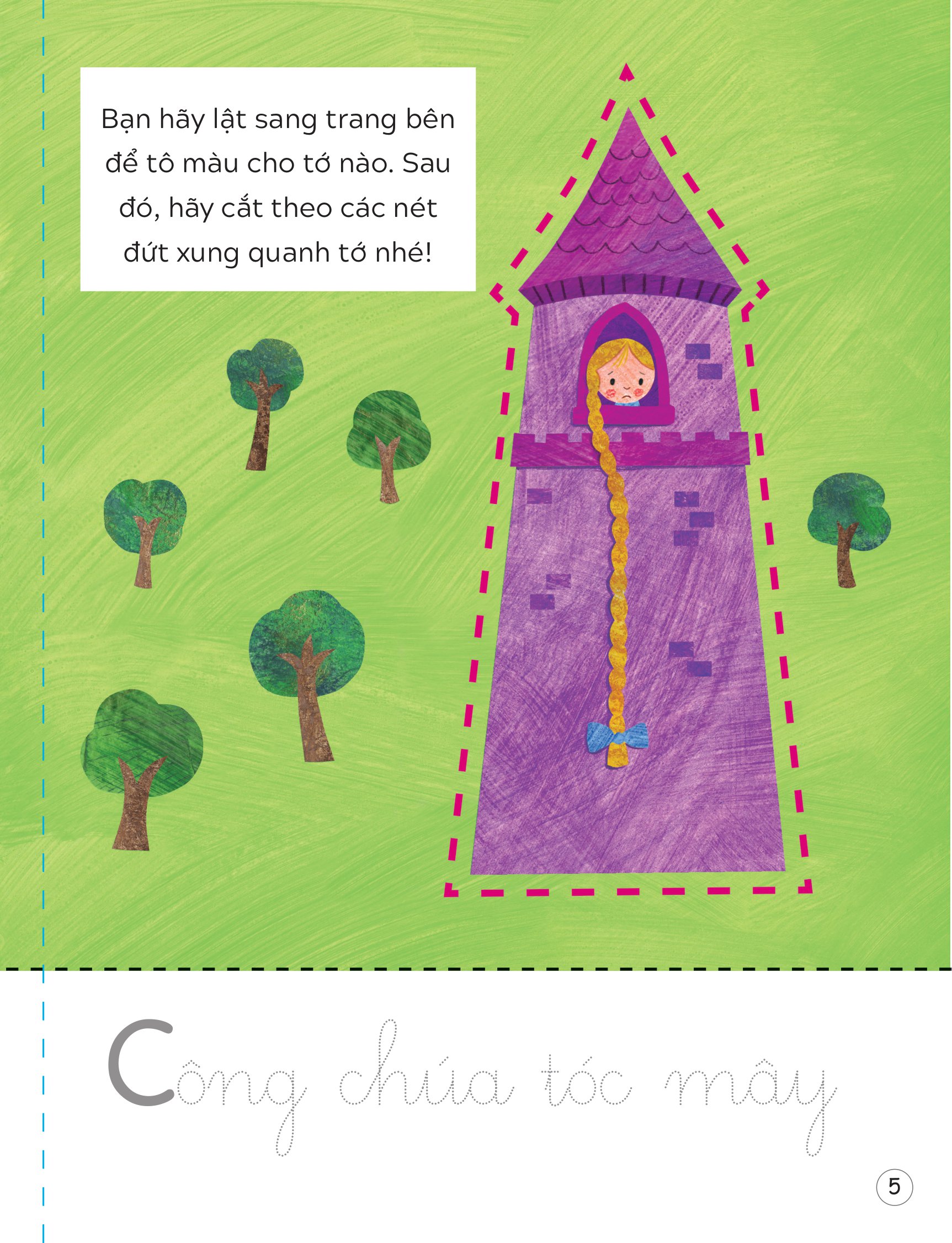 luyện kỹ năng dùng kéo thuần thục và an toàn - truyện cổ tích - Ảnh 6