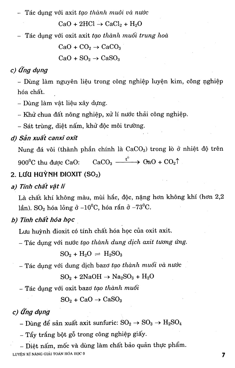 luyện kỹ năng giải toán hóa học 9 - Ảnh 6