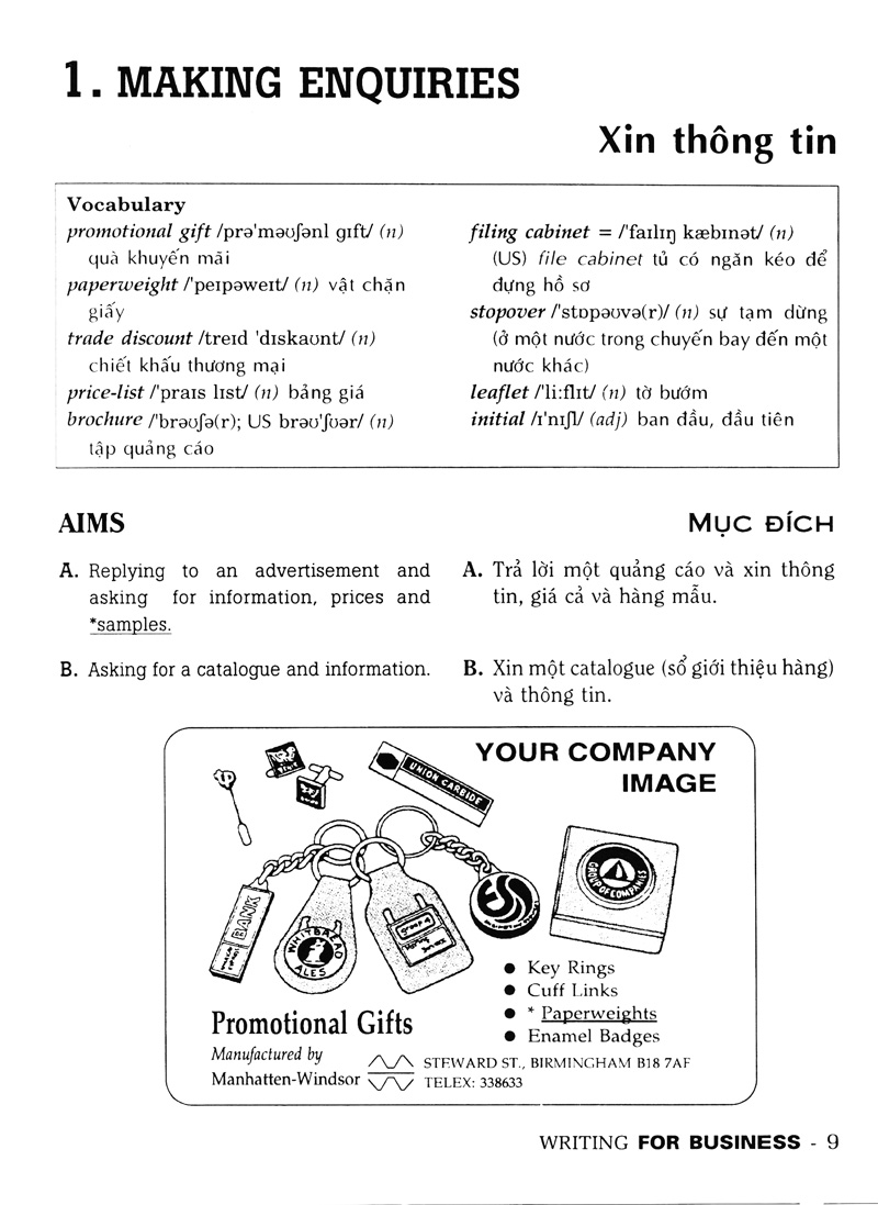 luyện kỹ năng viết thư tín thương mại - writing for business - Ảnh 6