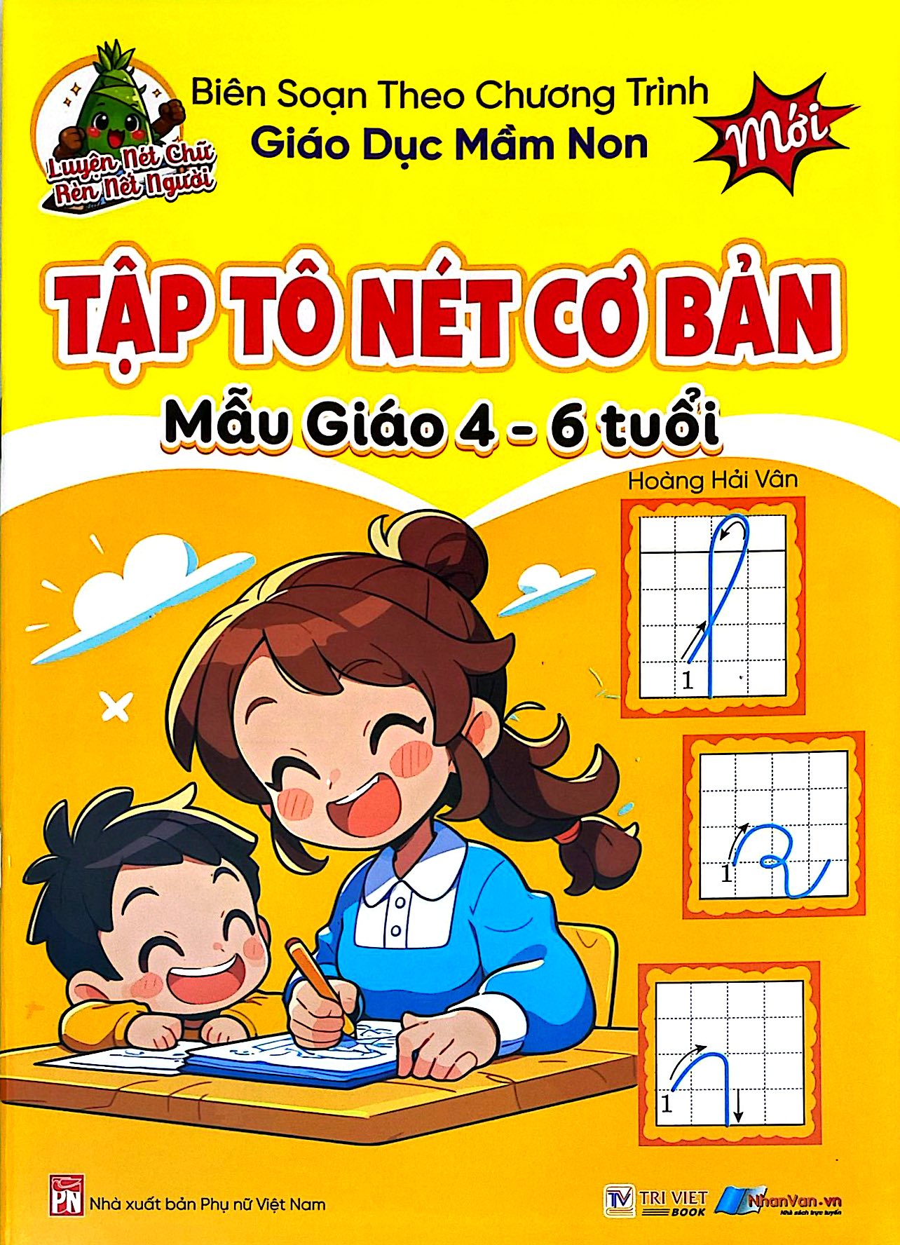 Luyện Nét Chữ Rèn Nét Người - Tập Tô Nét Cơ Bản Mẫu Giáo 4-6 Tuổi - Ảnh 2