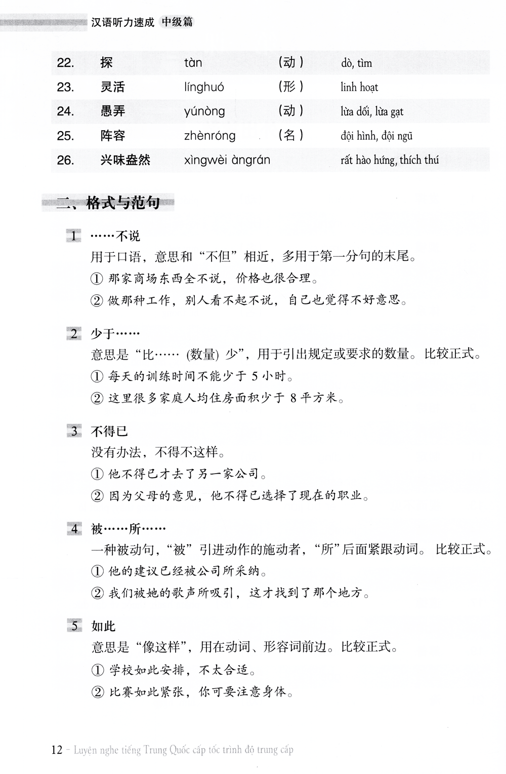 luyện nghe tiếng trung quốc cấp tốc (trình độ trung cấp) - kèm cd - Ảnh 5