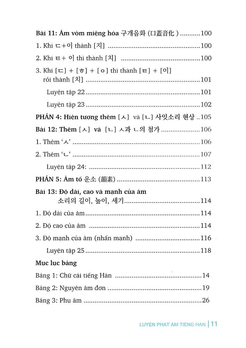 luyện phát âm tiếng hàn (tái bản 2018) - Ảnh 12