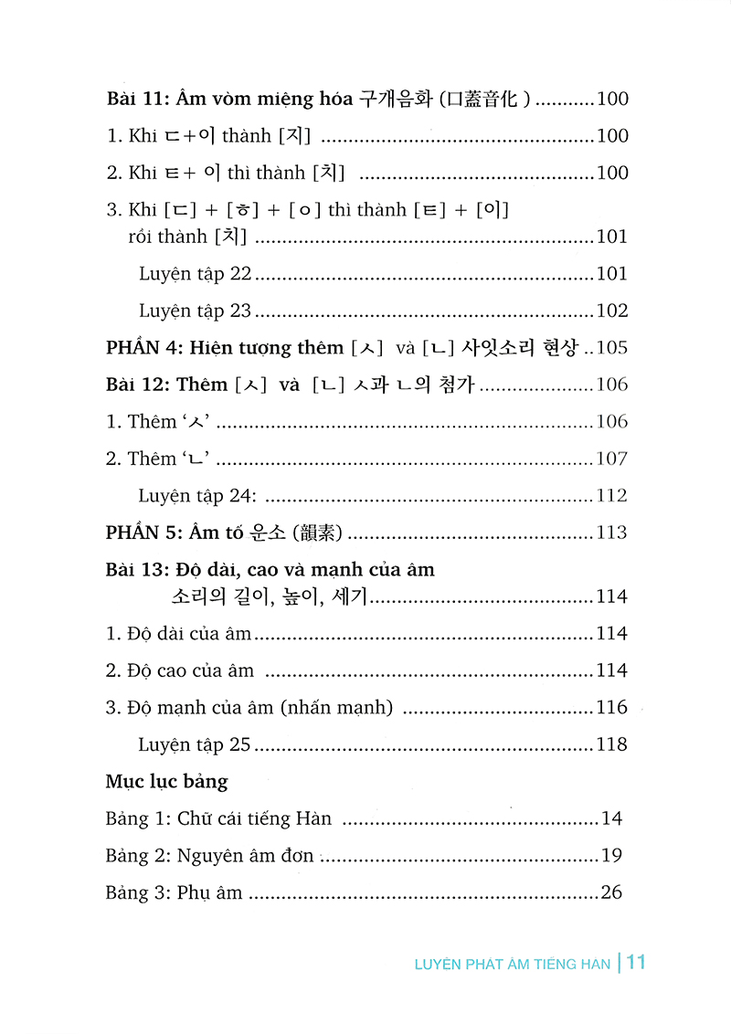 luyện phát âm tiếng hàn (tái bản 2018) - Ảnh 13