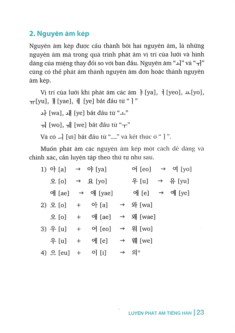luyện phát âm tiếng hàn (tái bản 2018) - Ảnh 37