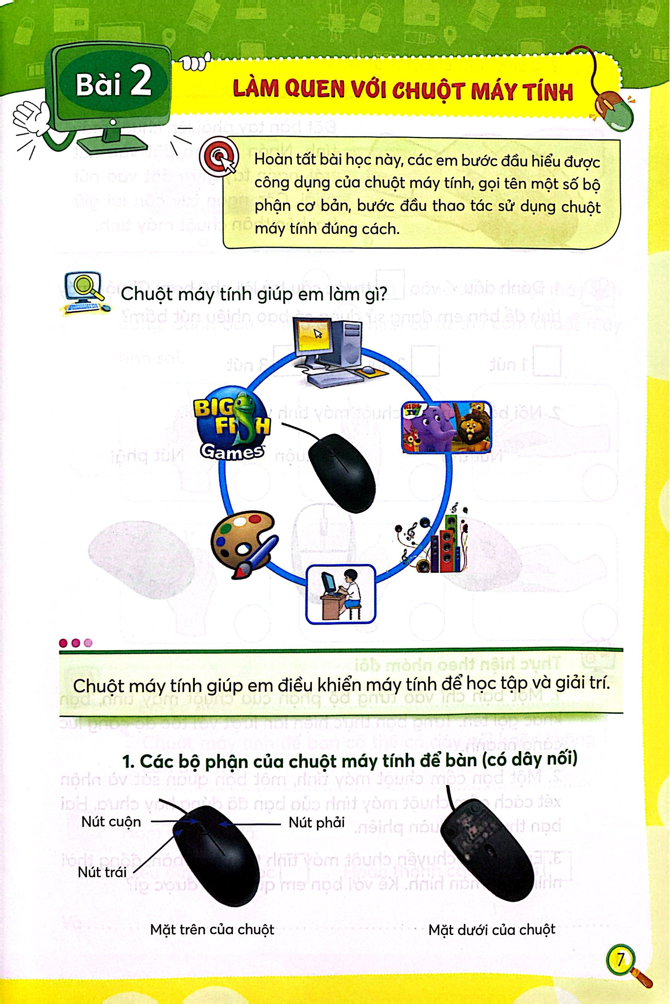 Luyện Tập Tin Học Lớp 1 (Theo Định Hướng Phát Triển Năng Lực) - Ảnh 8