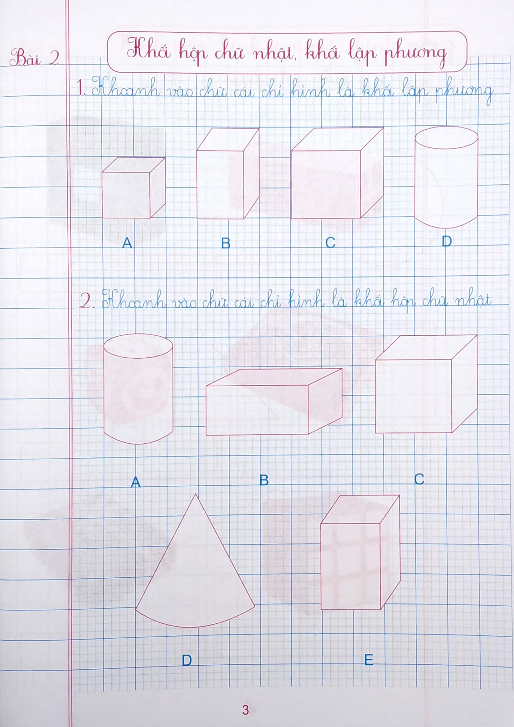 luyện tập toán 1 - trình bày trên giấy ô li (chân trời sáng tạo) - Ảnh 6