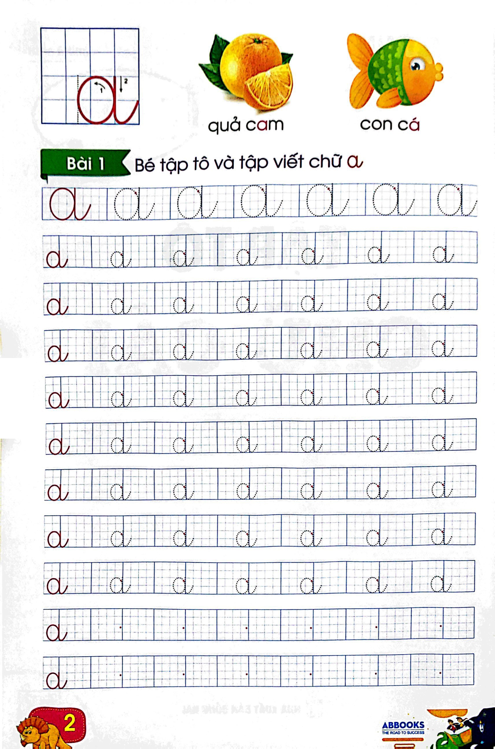 luyện tay cầm bút - tập tô chữ cái - Ảnh 3