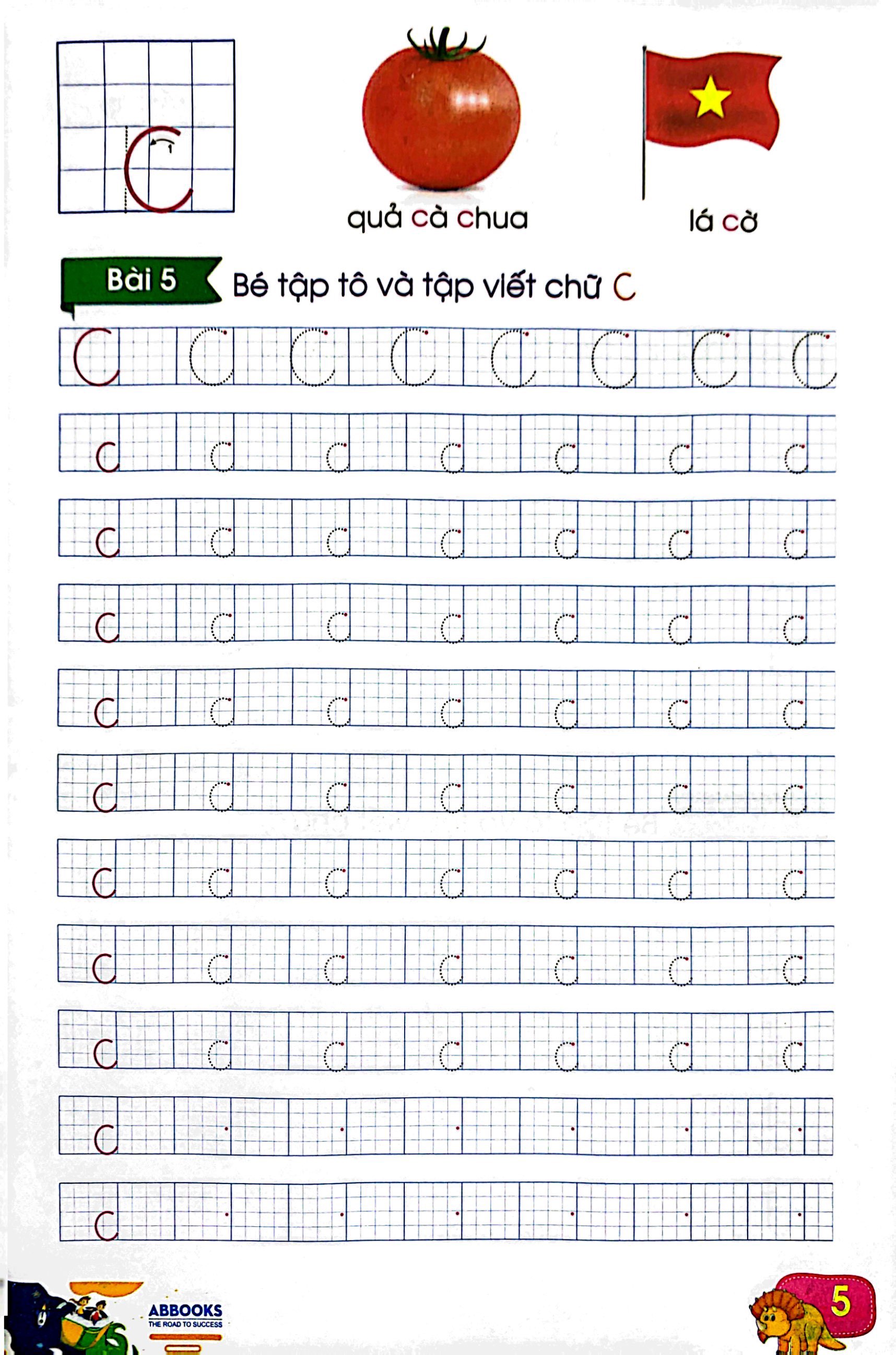 luyện tay cầm bút - tập tô chữ cái - Ảnh 6