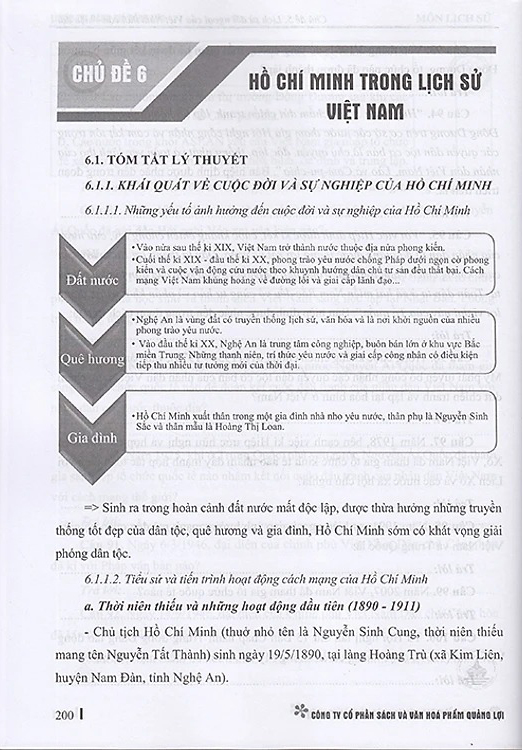 Luyện Thi Đánh Giá Năng Lực - Môn Lịch Sử - Kiến Thức Lớp 12 (Dành Cho Các Kì Thi Đánh Giá Năng Lực) - Ảnh 9