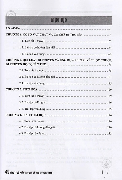 Luyện Thi Đánh Giá Năng Lực - Môn Sinh Học - Kiến Thức Lớp 12 (Dành Cho Các Kì Thi Đánh Giá Năng Lực) - Ảnh 3