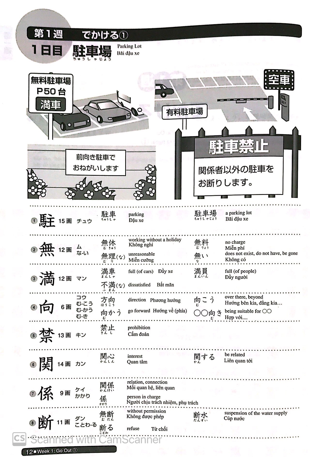 luyện thi năng lực nhật ngữ n3 - hán tự (tái bản 2019) - Ảnh 11