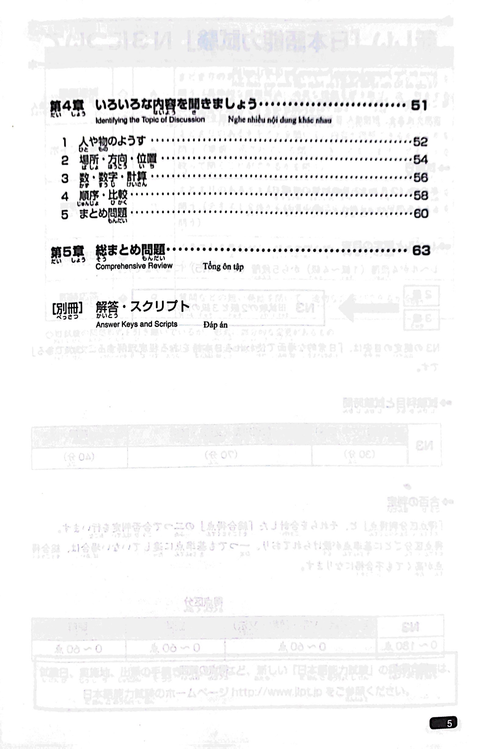 luyện thi năng lực nhật ngữ n3 - nghe hiểu (tái bản 2019) - Ảnh 6