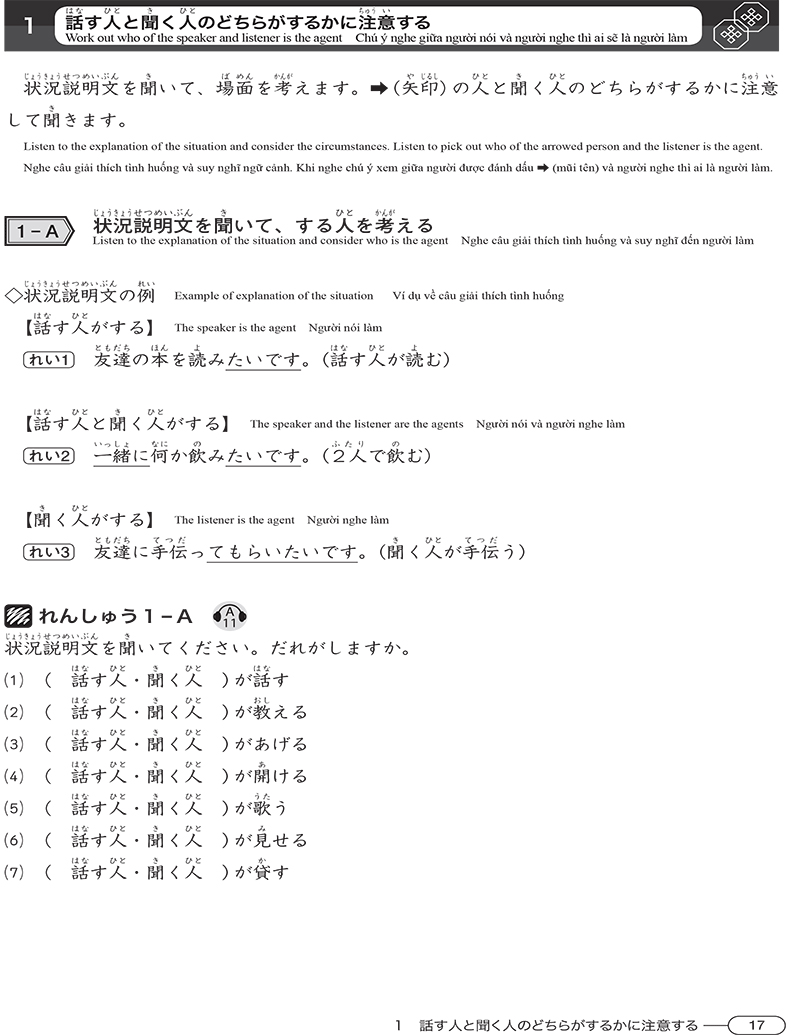 luyện thi năng lực tiếng nhật n4 - nghe hiểu - Ảnh 9