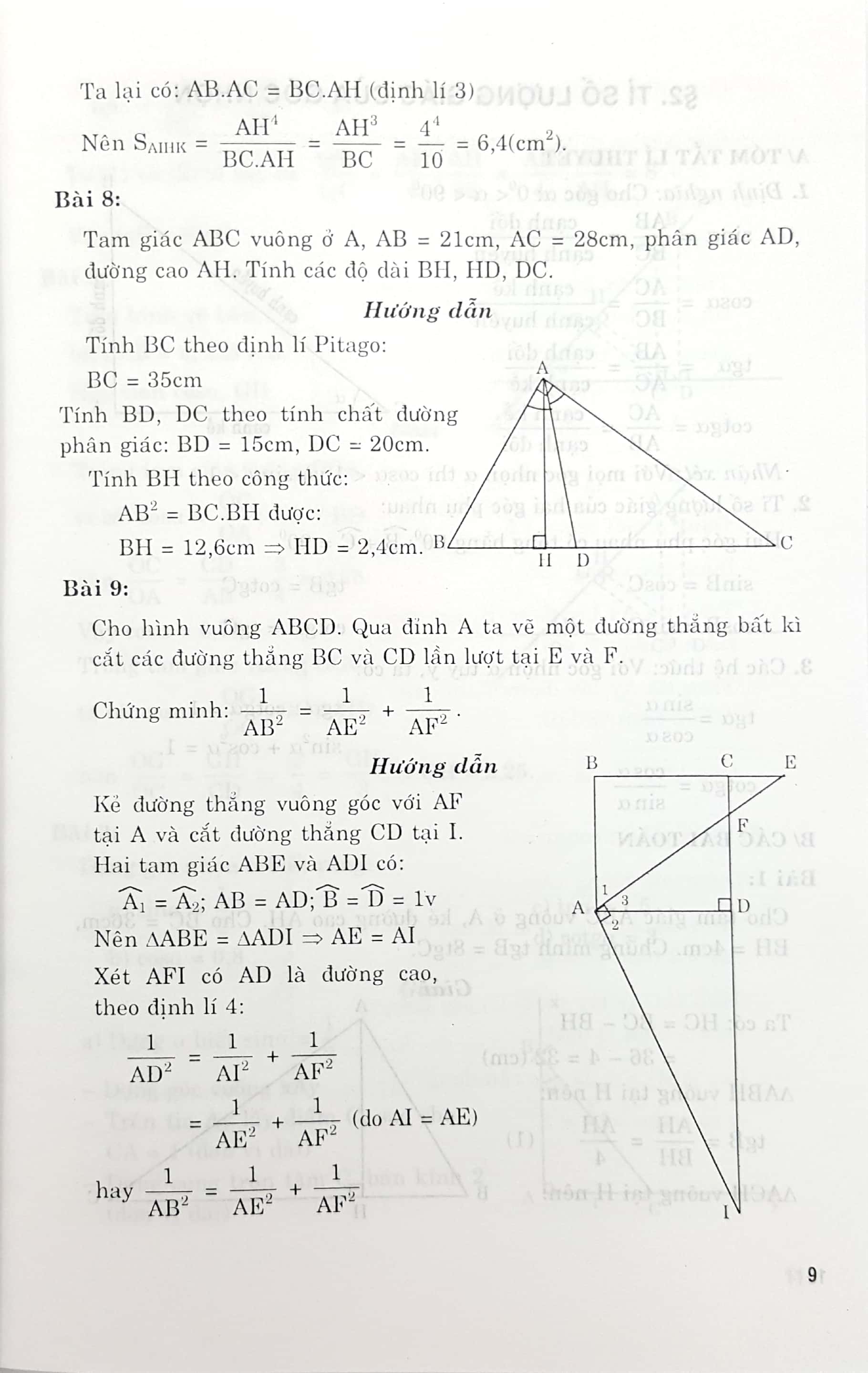 luyện thi toán hình học 9 - Ảnh 9
