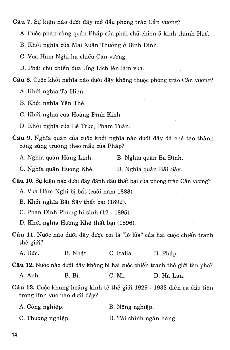 luyện thi trung học phổ thông quốc gia 2019 - khoa học xã hội (biên soạn theo chương trình trắc nghiệm) - Ảnh 12