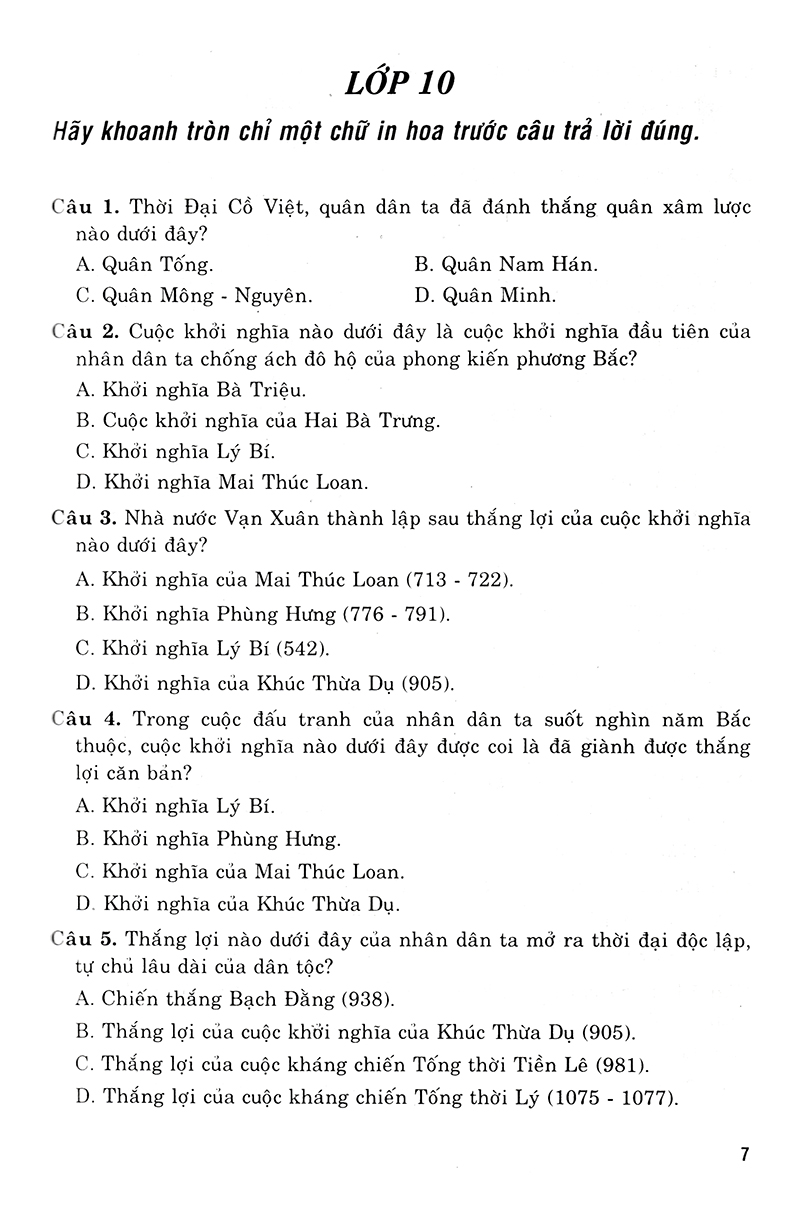 luyện thi trung học phổ thông quốc gia 2019 - khoa học xã hội (biên soạn theo chương trình trắc nghiệm) - Ảnh 5