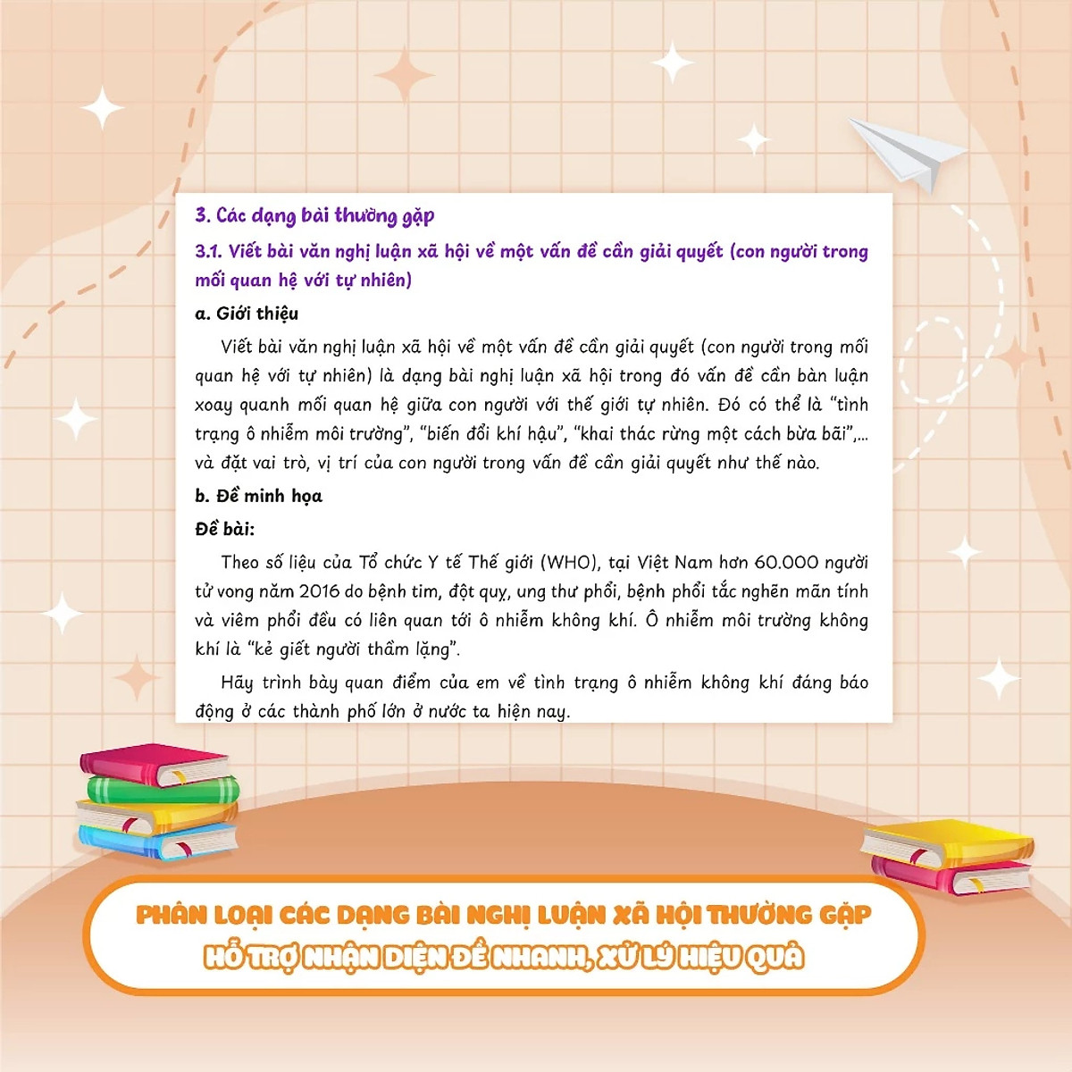 luyện thi vào 10 ngữ văn - chinh phục bài nghị luận xã hội theo chủ đề thường gặp (tái bản 2025) - Ảnh 4