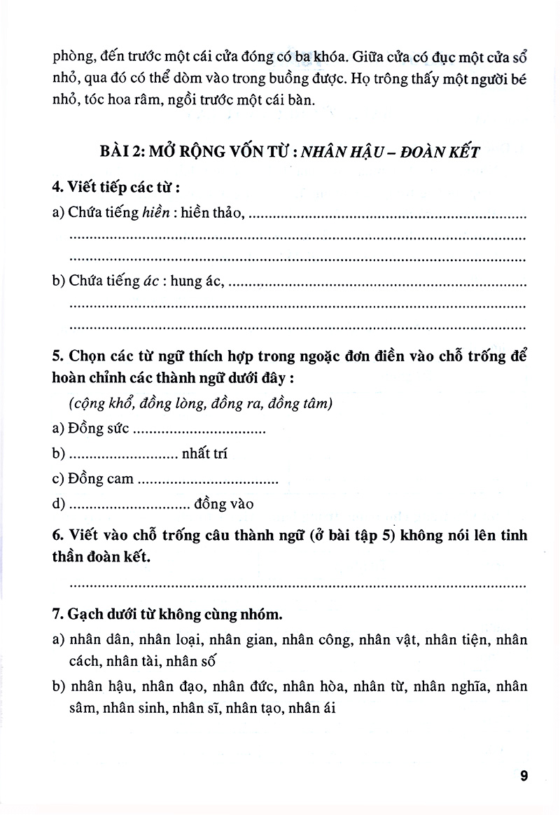 luyện từ và câu lớp 4 (tái bản) - Ảnh 12