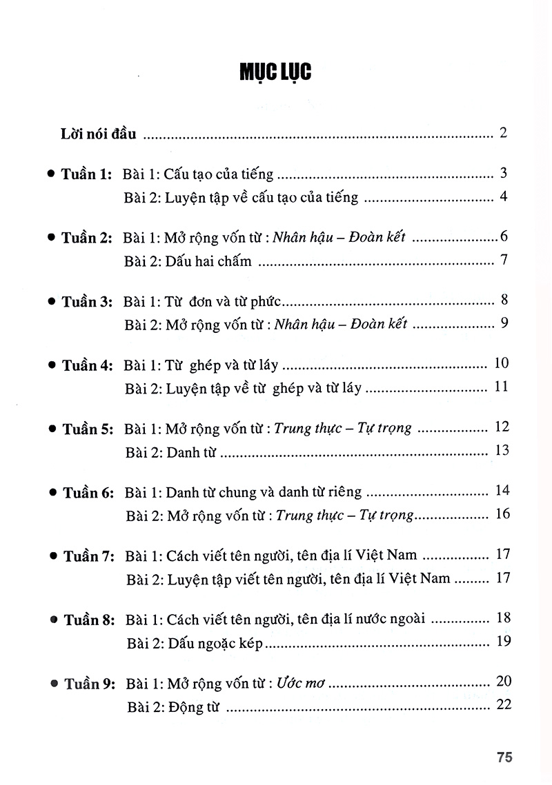luyện từ và câu lớp 4 (tái bản) - Ảnh 2