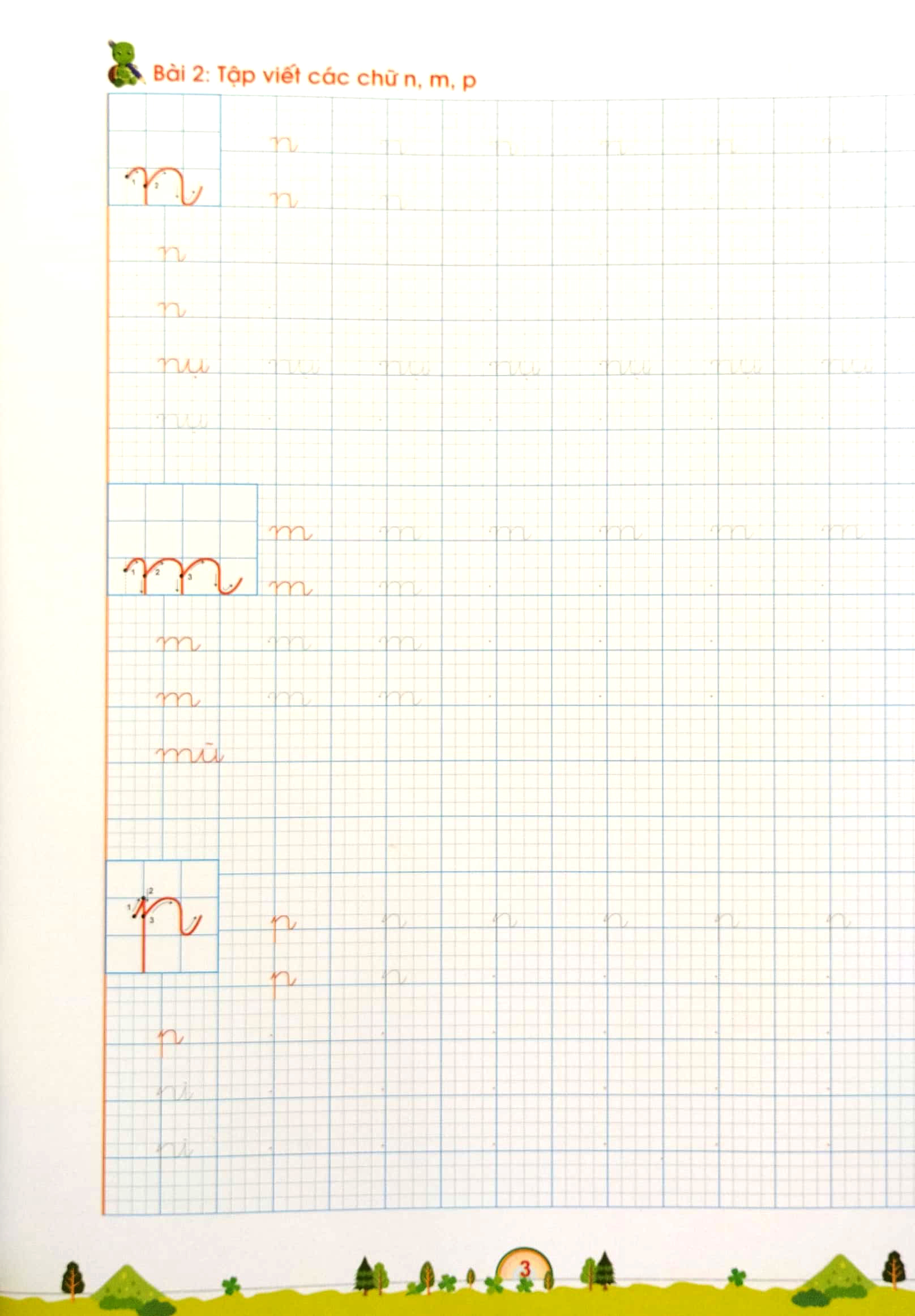luyện viết chữ cỡ nhỏ 1 ô ly - theo chương trình sách giáo khoa mới (tái bản 2023) - Ảnh 2