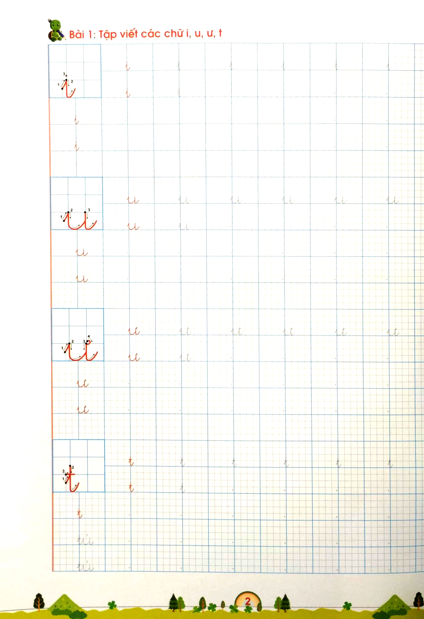 luyện viết chữ cỡ nhỏ 1 ô ly - theo chương trình sách giáo khoa mới (tái bản 2023) - Ảnh 3