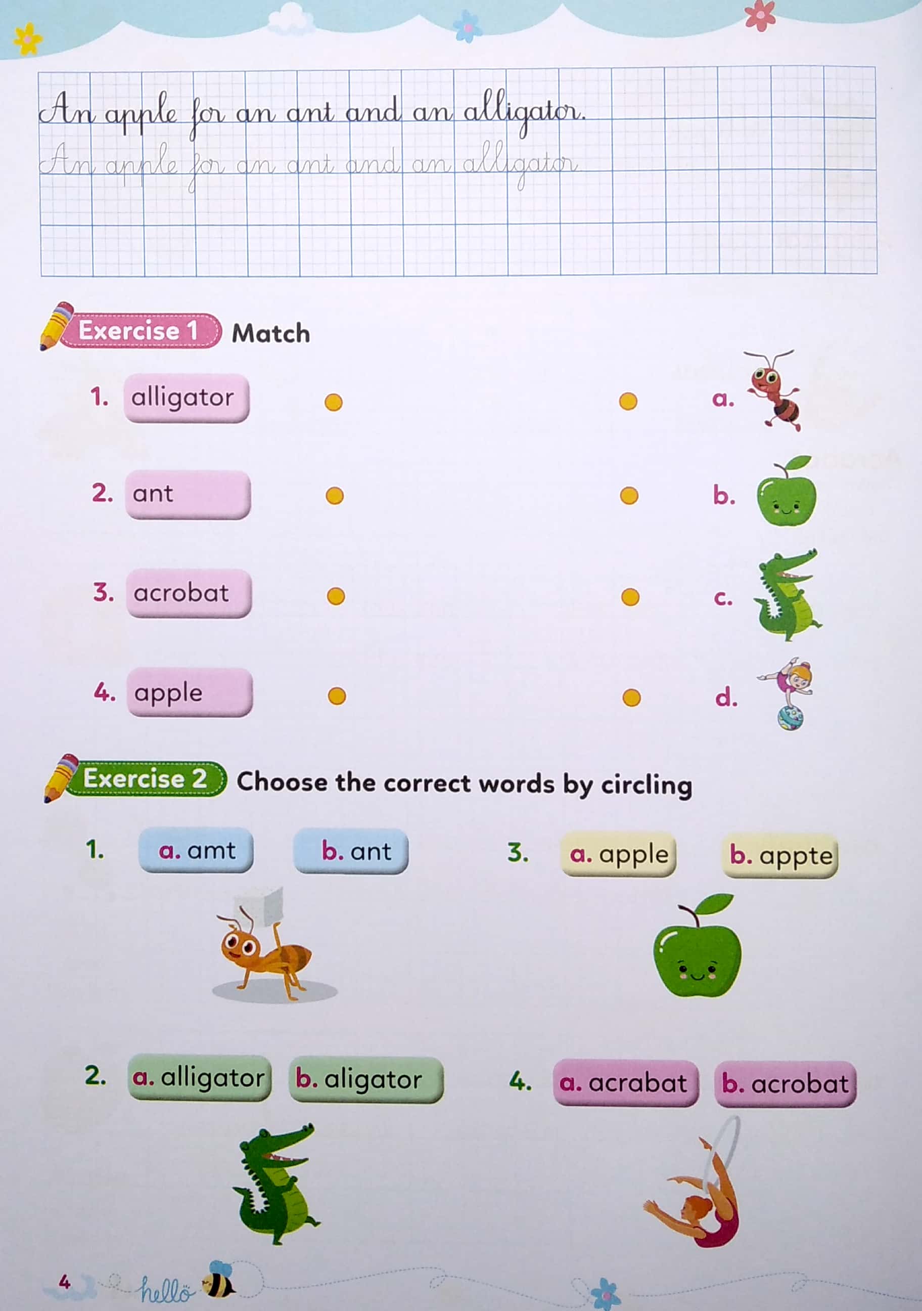 luyện viết chữ đẹp tiếng anh - my phonics grade 1 - Ảnh 5