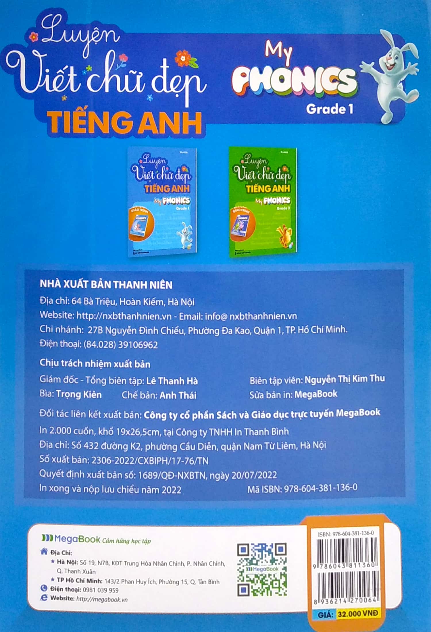 luyện viết chữ đẹp tiếng anh - my phonics grade 1 - Ảnh 6