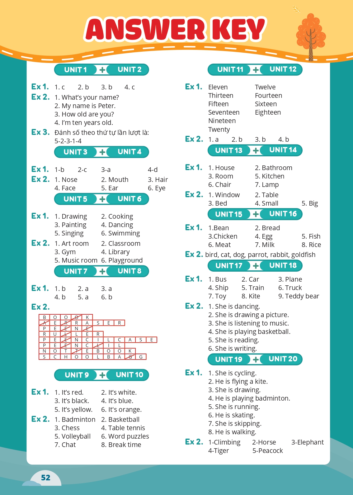 luyện viết chữ đẹp từ vựng tiếng anh - theo chương trình sách giáo khoa 3 - Ảnh 13