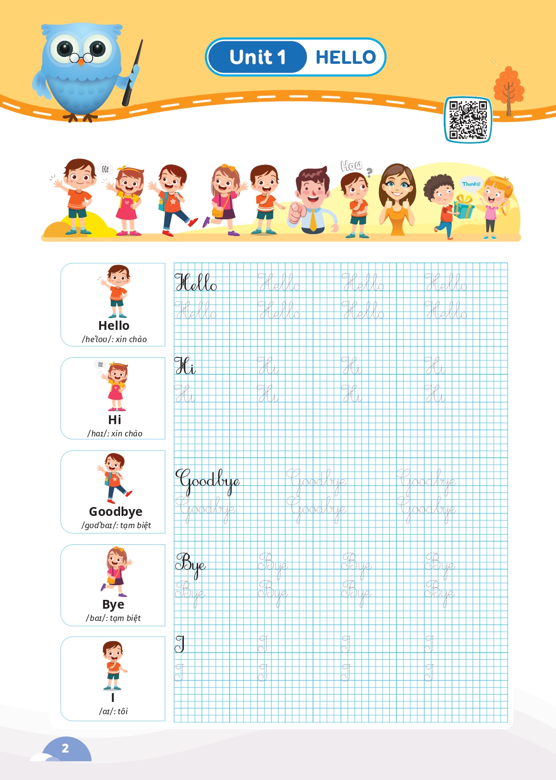 luyện viết chữ đẹp từ vựng tiếng anh - theo chương trình sách giáo khoa 3 - Ảnh 3