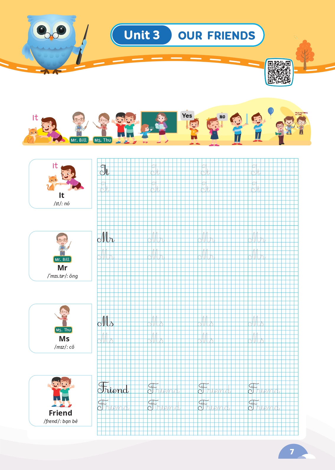 luyện viết chữ đẹp từ vựng tiếng anh - theo chương trình sách giáo khoa 3 - Ảnh 8