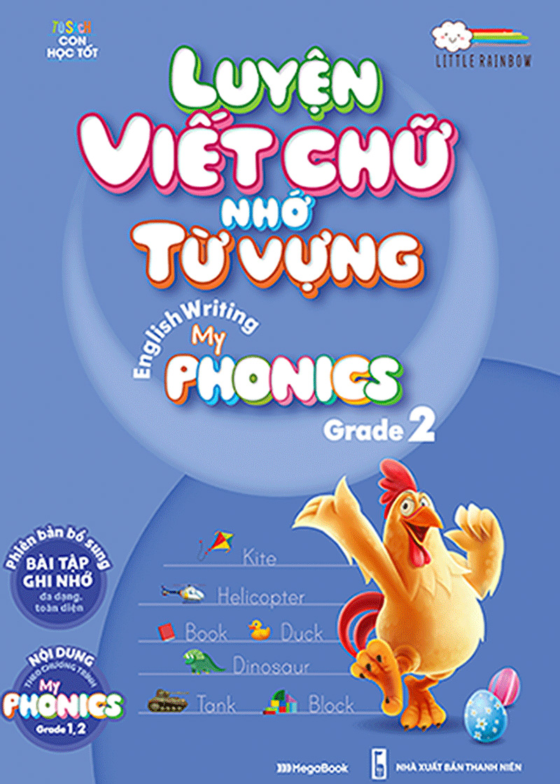 luyện viết chữ nhớ từ vựng - english writing my phonics grade 2 - Ảnh 2