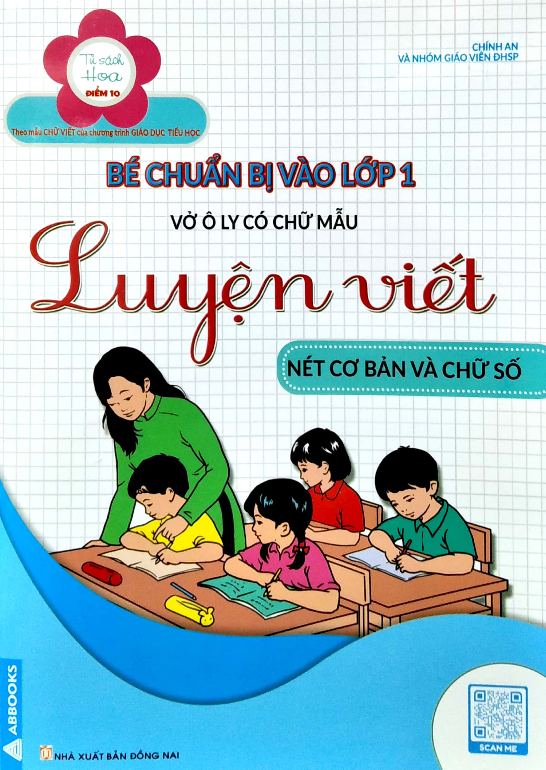 luyện viết nét cơ bản và chữ số - vở ô li có chữ mẫu - bé chuẩn bị vào lớp 1 - Ảnh 2