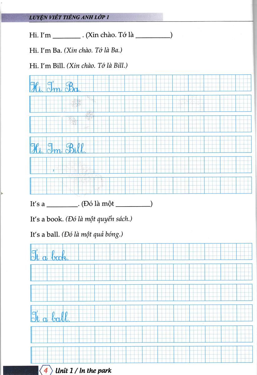 luyện viết tiếng anh từ và câu lớp 1 (biên soạn theo chương trình sách giáo khoa mới) - Ảnh 5