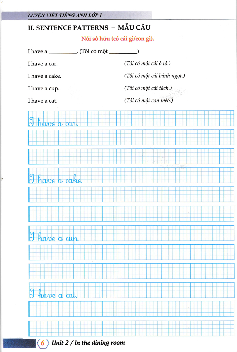 luyện viết tiếng anh từ và câu lớp 1 (biên soạn theo chương trình sách giáo khoa mới) - Ảnh 6