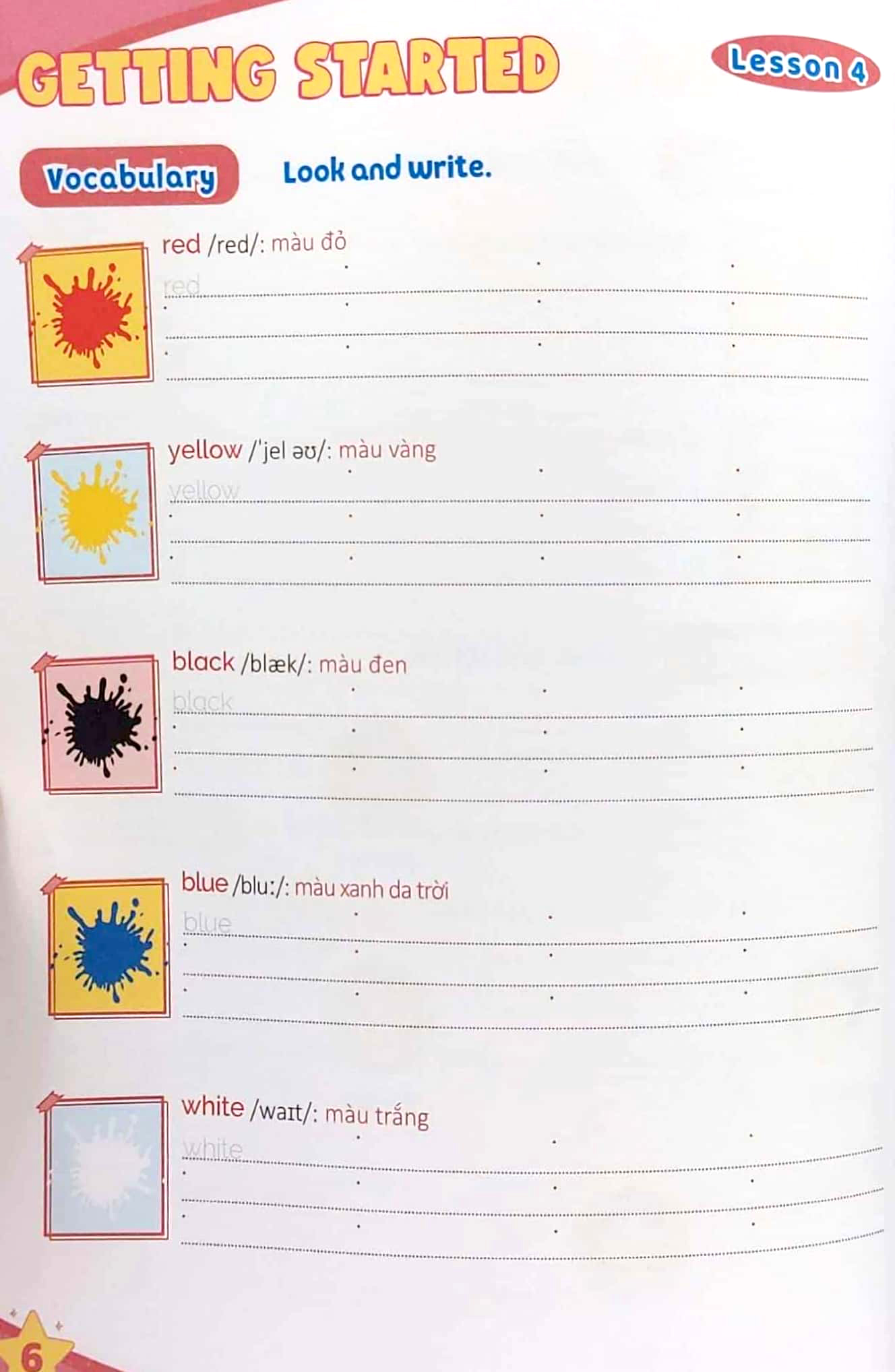 luyện viết và học từ vựng - tiếng anh 3 (notebook) - Ảnh 7