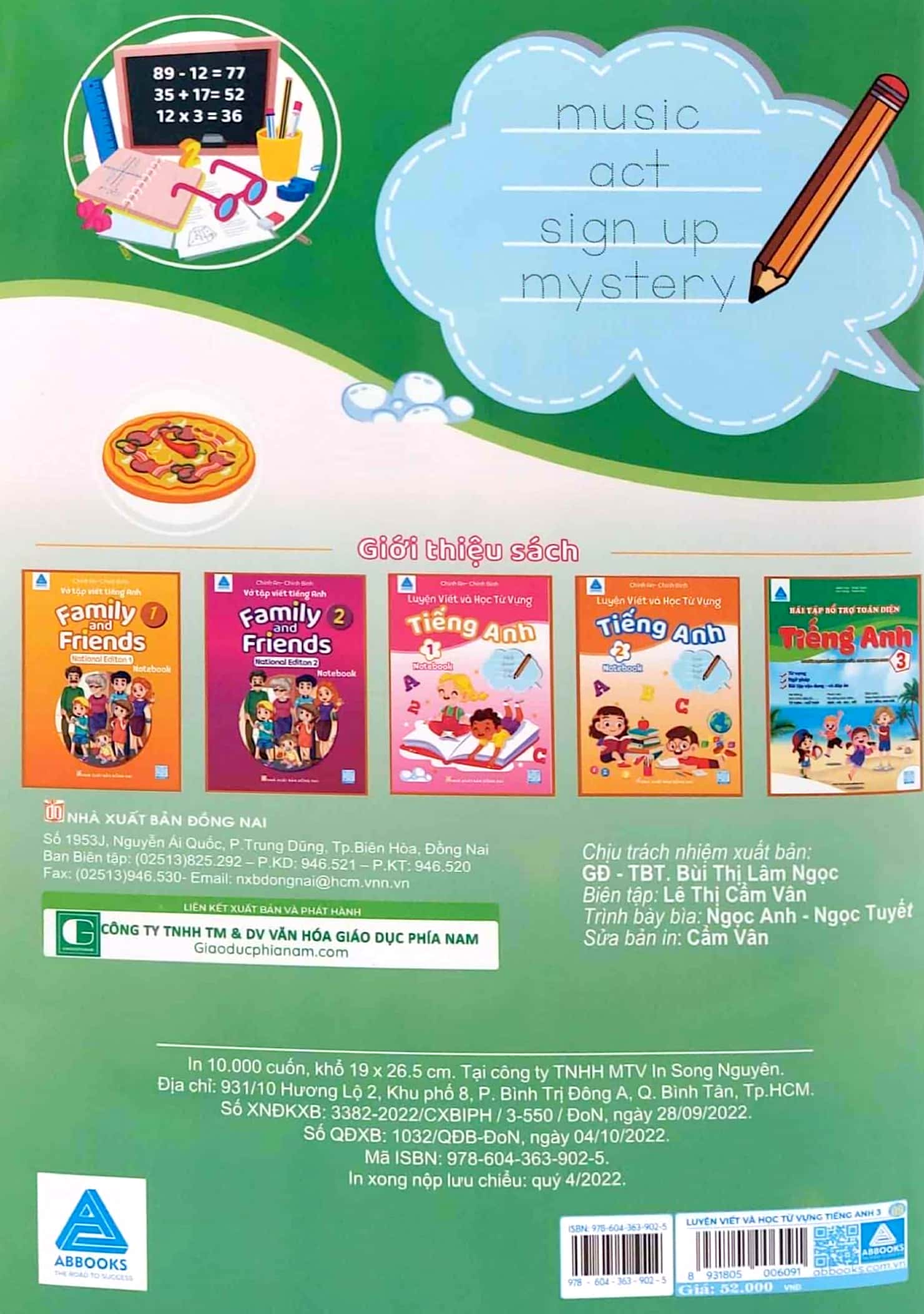 luyện viết và học từ vựng - tiếng anh 3 (notebook) - Ảnh 9