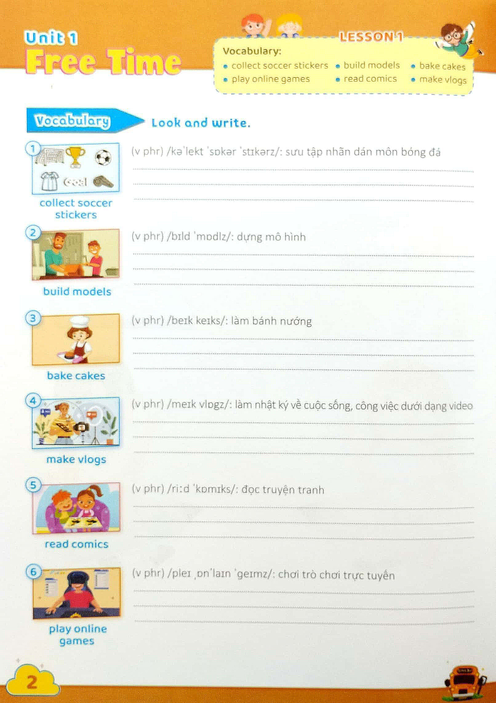 luyện viết và học từ vựng tiếng anh 7 (notebook) - Ảnh 3