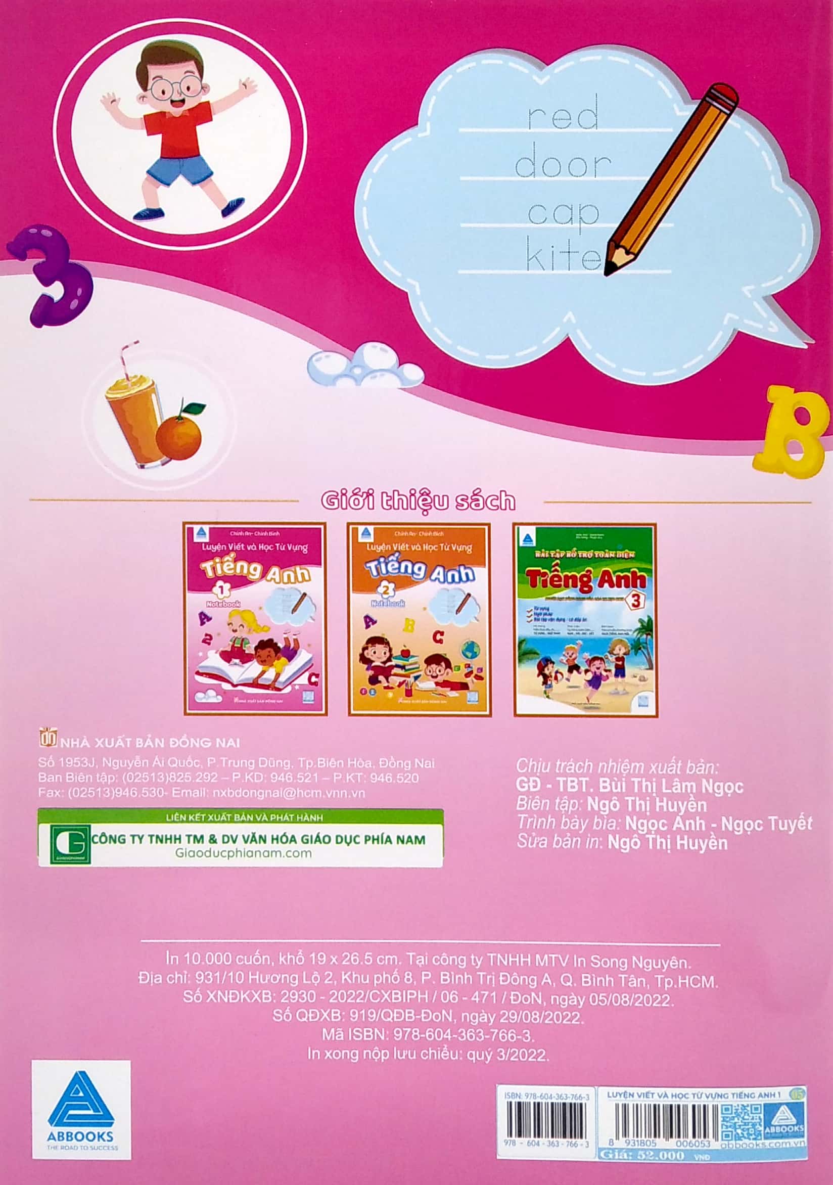 luyện viết và học từ vựng tiếng anh lớp 1 - notebook - Ảnh 6