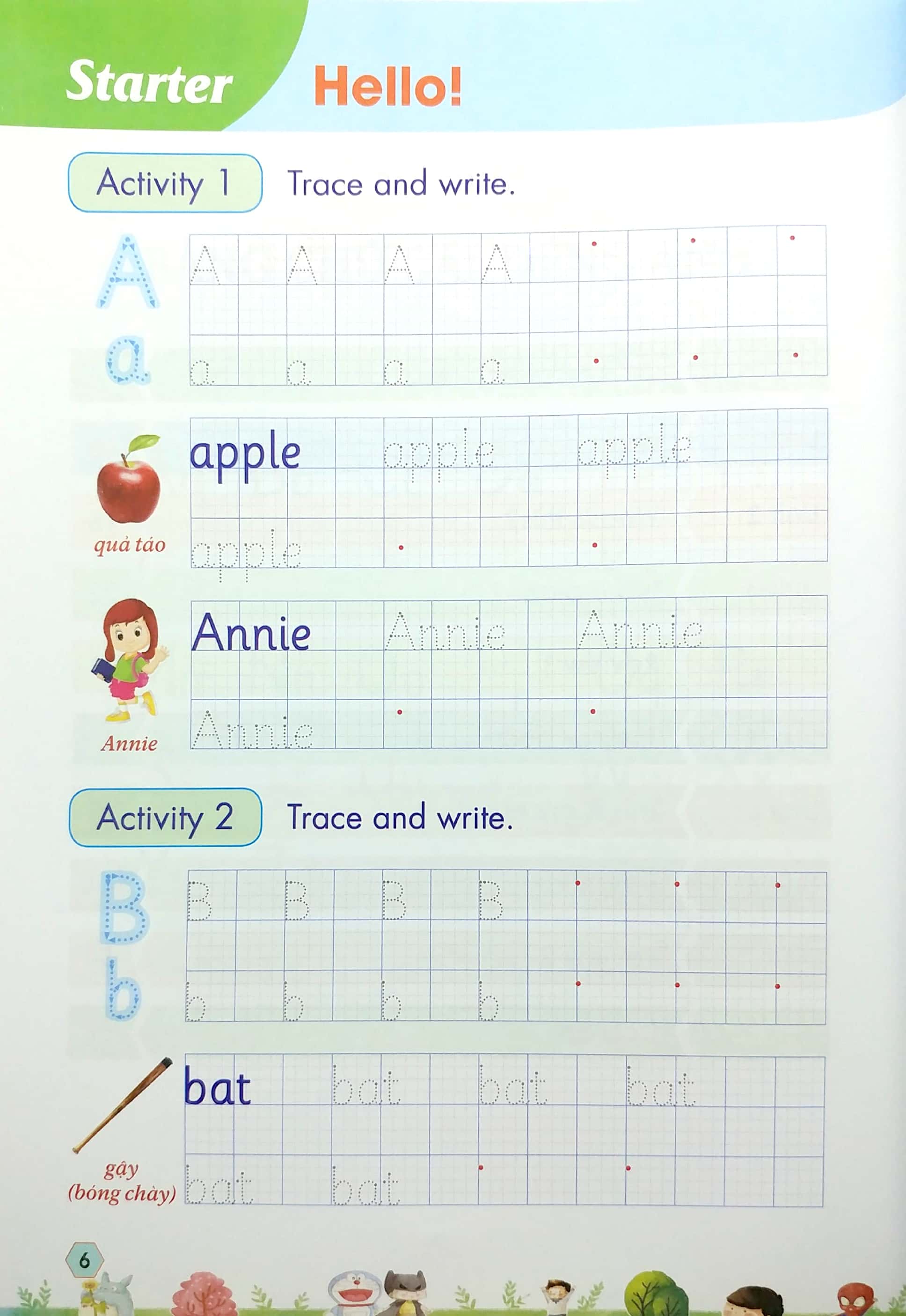 luyện viết và học từ vựng tiếng anh lớp 1 - theo chương trình family and friends (national edition) (2022) - Ảnh 5