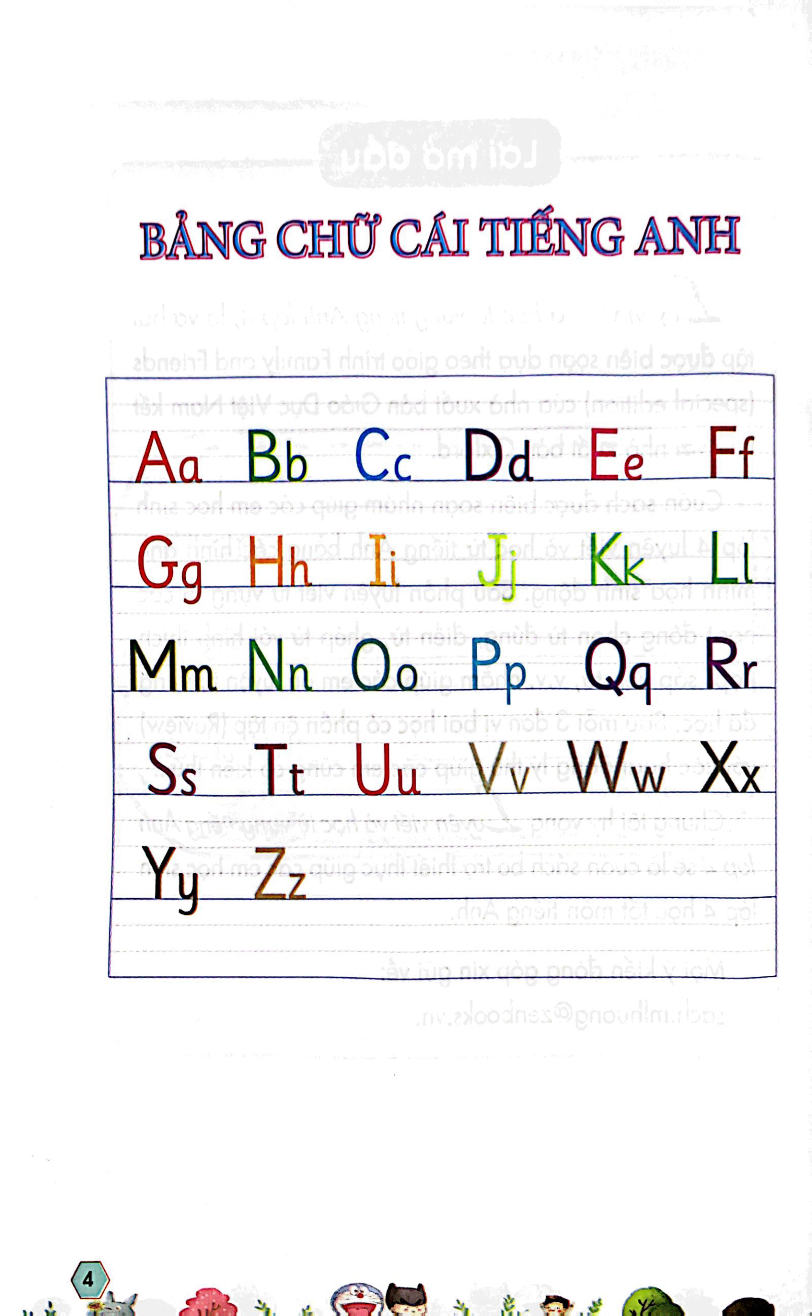 luyện viết và học từ vựng tiếng anh lớp 4 - theo chương trình family and friends (special edition) - Ảnh 4