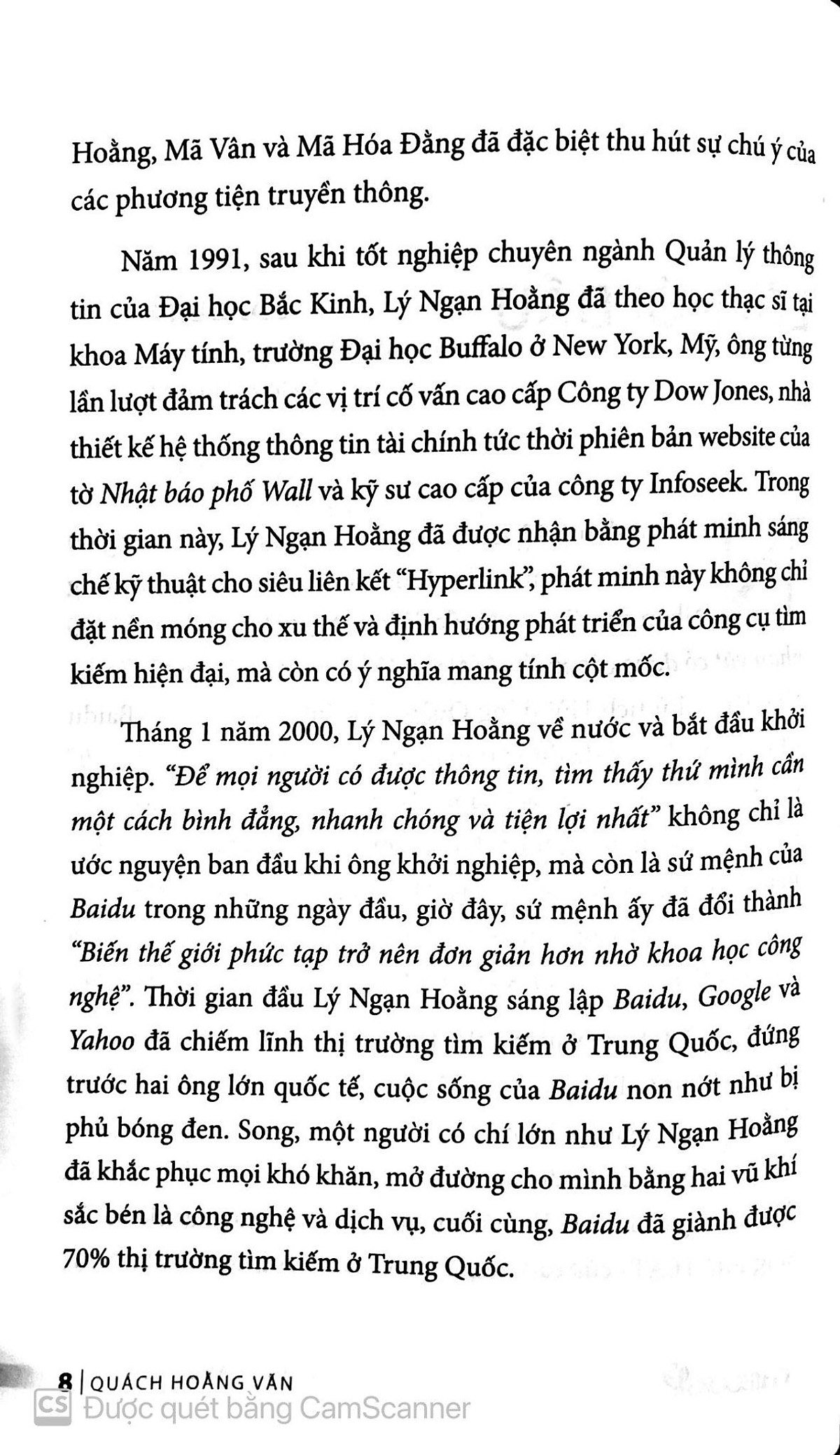 lý ngạn hoằng và baidu (seri tủ sách doanh nhân hàng đầu châu á) - Ảnh 7